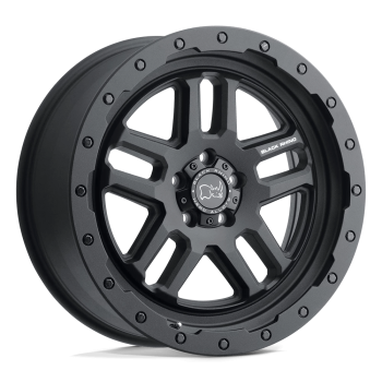 1880BTW305127M71 Black Rhino (Barstow 18X8 5X127 30mm Textured Matte Black)