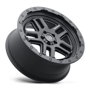 1880BTW305127M71 Black Rhino (Barstow 18X8 5X127 30mm Textured Matte Black)