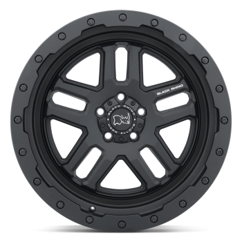 1880BTW305127M71 Black Rhino (Barstow 18X8 5X127 30mm Textured Matte Black)