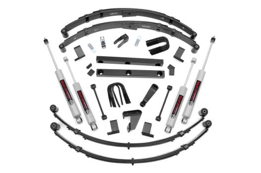 620M70 Rough Country (4 INCH LIFT KIT | V2 | MANUAL STEER | JEEP WRANGLER YJ 4WD (1987-1995))