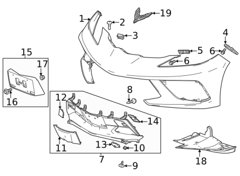 84955022 GM (CARBON FLASH FRONT BUMPER LOWER FASCIA)