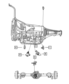 52125003AD Mopar (ABS WHEEL SPEED SENSOR)