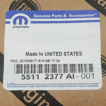 55112377AI Mopar (WEATHERSTRIP F/DR BELT OTR LH)
