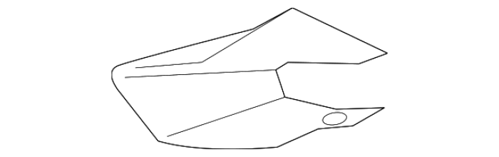 FR3Z8311G Ford (Front Radiator Support Air Deflector - Left)