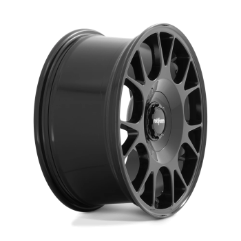 R187188542+45 Rotiform (R187 Tuf-R 18X8.5 5X112 5X114.3 45mm Gloss Black)