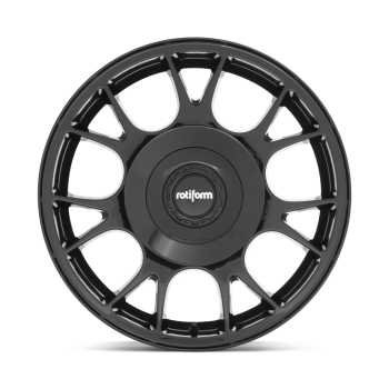 R187188542+45 Rotiform (R187 Tuf-R 18X8.5 5X112 5X114.3 45mm Gloss Black)