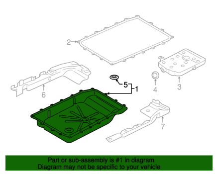 HL3Z7A194C Ford (TRANSMISSION OIL PAN)