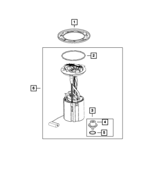 68399001AC Mopar (FUEL PUMP & HOUSING ASSEMBLY)