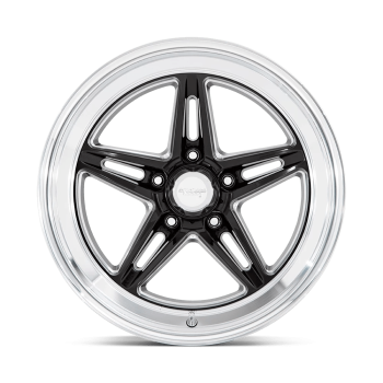 VN514BE18803400 American Racing (Cerchio American Racing Groove Nero lucido/Cromato 18X8 +0 Offset)