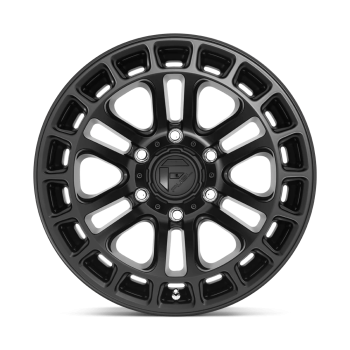D71817908445 Fuel (Polttoainelämmitin vanne mattamusta 17X9 -12 Offset-vanteet)