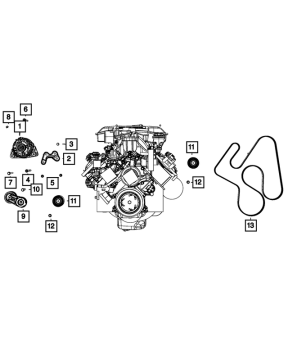 53032132AL Mopar (BELT SERPENTINE)