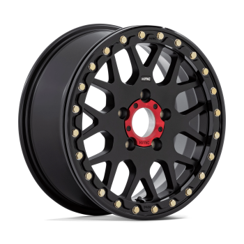 KS23556012738 KMC Wheels (Cerchio KMC Grenade Beadlock Nero satinato 15X6 +38 Offset)