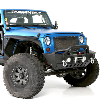 5691 Smittybilt (SIDE EURO TURN SIGNAL GUARDS STEEL BLACK SMITTYBILT)