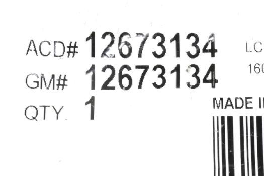 12673134 GM (OIL PRESSURE SENDER / SWITCH)