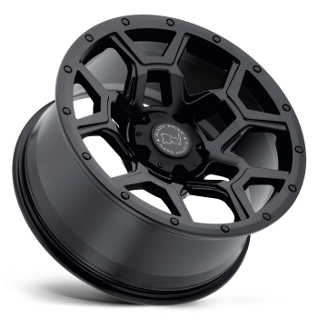 1780VRL355120M76 Black Rhino (Overland 17X8 5X120 35mm Matte Black)