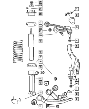 5114037AJ Mopar (BALL JOINT)
