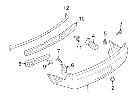 5R3Z17D995AA Ford (Reinforced Bracket - Right (Passenger side))