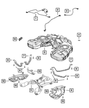 68140738AF Mopar (TANK, FUEL)