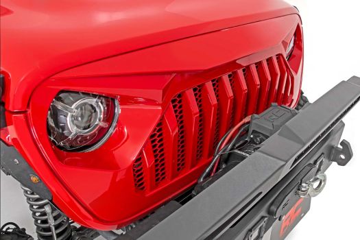 10496 Rough Country (REPLACEMENT GRILLE | ANGRY EYES | JEEP GLADIATOR JT (20-22)/WRANGLER JL (18-22))