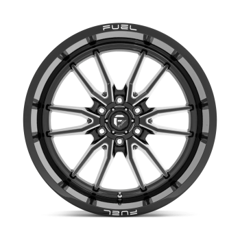 D76122208447 Fuel (Wheel Fuel D761 Clash 22X12 6X139.7 -44 mm Gloss Black Milled)