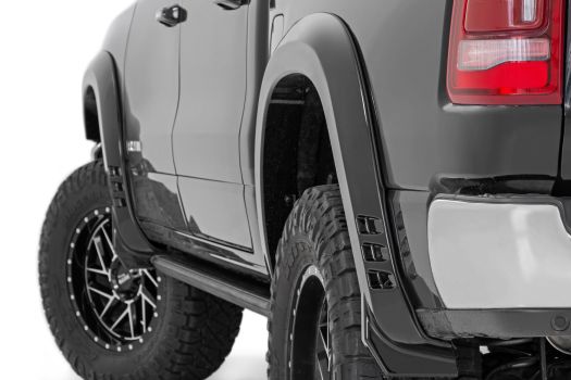 F-D319201-RCGB Rough Country (SF1 FENDER FLARES  | GLOSS BLACK | RAM 1500 2WD/4WD (2019-2023))