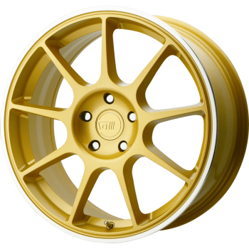 MR13877012638 Motegi Racing (MR138 17X7 5X4.5 GOLD MACH-LIP 38MM)