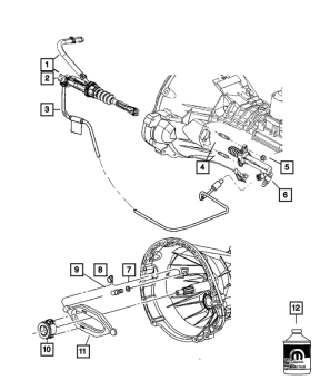 52125159AE Mopar (MASTER CYLYNDER ASSY, CLUTCH)