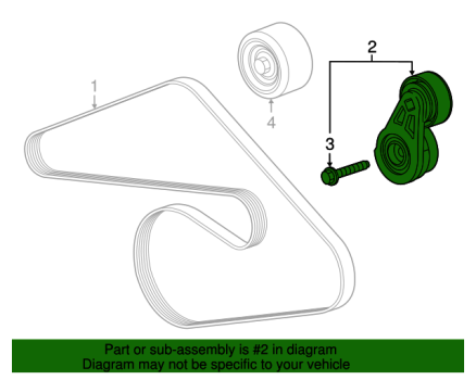 12647765 GM (Drive Belt Tensioner)