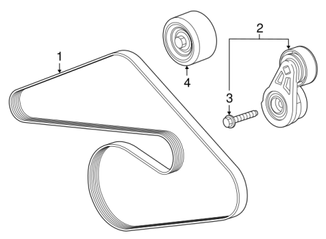 12647765 GM (Drive Belt Tensioner)