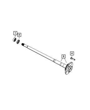 52111197AB Mopar (BEARING, AXLE SHAFT)