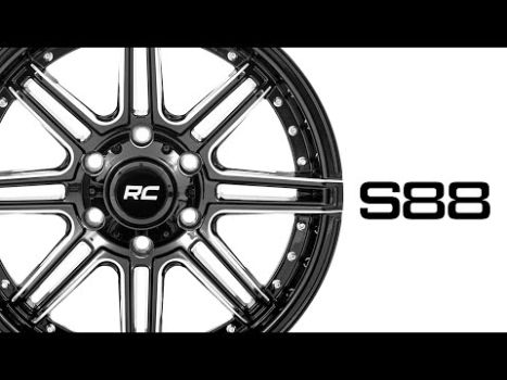 88201017 Rough Country (88 Series Wheel One-Piece | Gloss Black | 20x10 | 6x135 | -19mm)