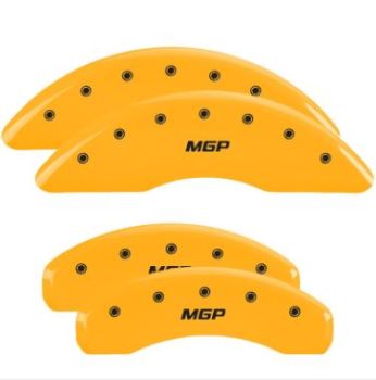 55006SMGPYL Mgp Caliper Covers (Copripinza in alluminio giallo logo MGP anteriori e posteriori)