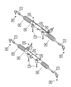5072445AA Mopar (TIE ROD END)