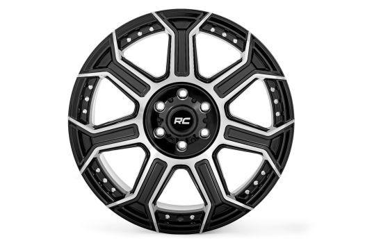 89201017 Rough Country (89 Series Wheel One-Piece | Black Machined Gun Metal | 20x10 | 6x135 | -19mm)