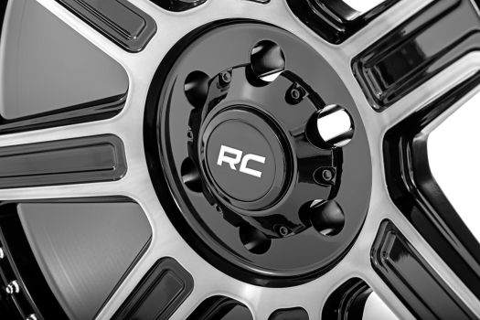 89201017 Rough Country (89 Series Wheel One-Piece | Black Machined Gun Metal | 20x10 | 6x135 | -19mm)