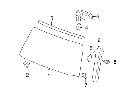 24300057 GM (Windshield)