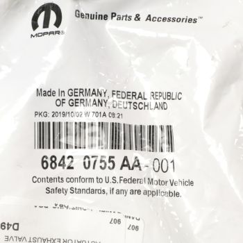 68505893AA Mopar (ACTUATOR, EXHAUST VALVE)