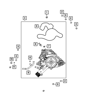 68346911AB Mopar (WATER PUMP)