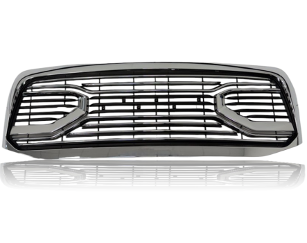 WM220077 Wmax (Grelha dianteira cromada polida/preto mate para Dodge Ram DR 2006-2008)