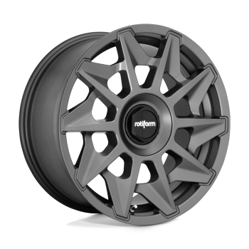 R1281985F4+45 Rotiform (R128 Cvt 19X8.5 5X112 5X120 45mm Matte Anthracite)