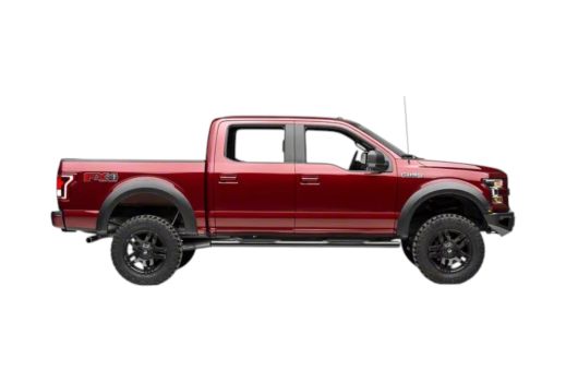 OTDR150097 Off Trucks (Lokasuojat Raptor Style LED oranssilla Ford F-150 2015-2017 (Laajennus 6 cm))