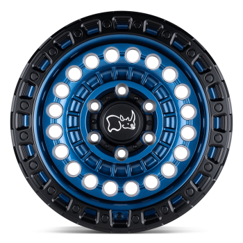 2095STN128165U25 Black Rhino (Sentinel 20X9,5 8X165,1 12 mm Blu cobalto con anello nero)