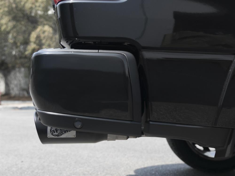 49C42073-B aFe Power (MACH Force-Xp 5 IN Stainless Steel Direct-Fit Exhaust Tip Set - Black)