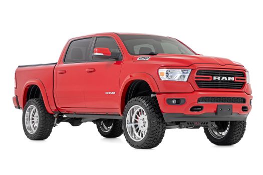 S-D10914-PS2 Rough Country (SPORT FENDER FLARES | PS2 BRIGHT SILVER METALLIC | RAM 1500 2WD/4WD (2019-2024))