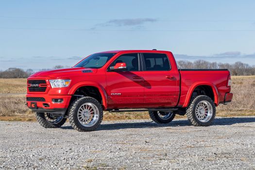 S-D10914-PS2 Rough Country (SPORT FENDER FLARES | PS2 BRIGHT SILVER METALLIC | RAM 1500 2WD/4WD (2019-2024))
