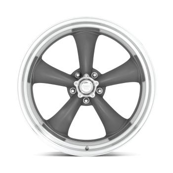VN2155865US American Racing (VN215 Classic Torq Thrust II 15X8 5X114.3 -18 mm Mag Gray Machined Lip)