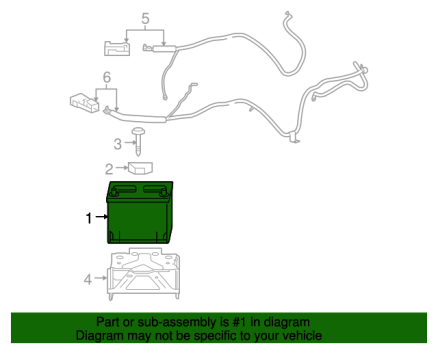 88866262 GM (VEHICLE BATTERY)