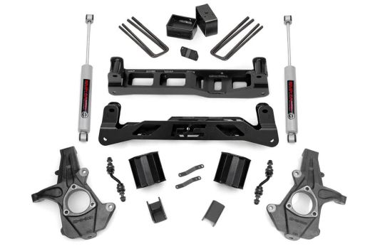 24831 Rough Country (5 INCH LIFT KIT | ALUM/STAMP STEEL | CHEVY/GMC 1500 (14-18))