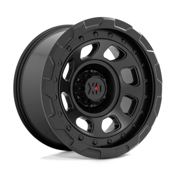 XD86179050700 XD Wheels (Storm 17X9 in Satin Black - 5X5.0 Bolt, 0 Offset)