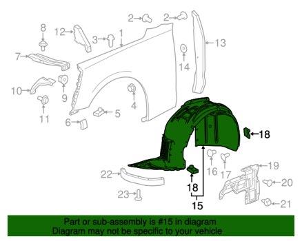 84169275 GM (LINER ASM-FRT W/H)